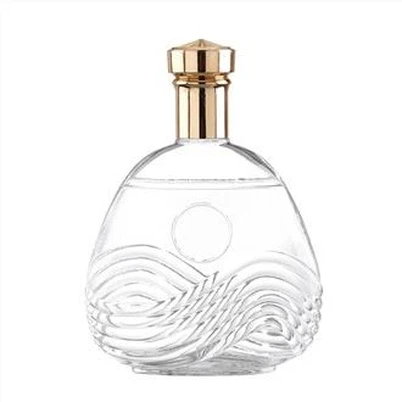 Viski için Düz Cam Şişe