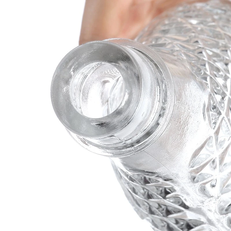 50cl Exquisite Decal Vodka Glass Bottle