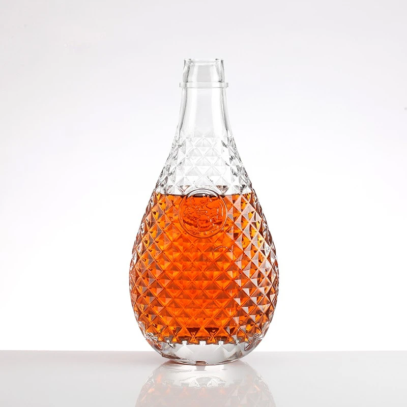 50cl Exquisite Decal Vodka Glass Bottle