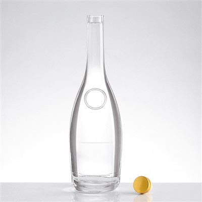 Alkol için 500mlcrystal şişe