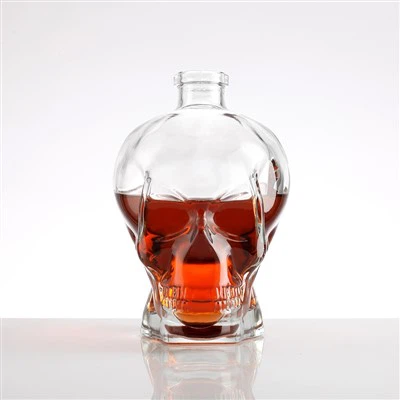 En Popüler Skull Vodka Cam Şişe
